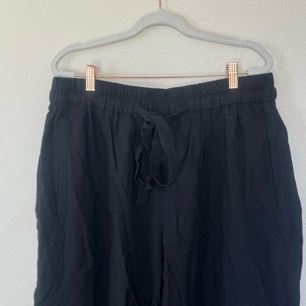 1.State Black Pull On Pants Drawstring Waist Tapered Size XXL NEW - Picture 4 of 11